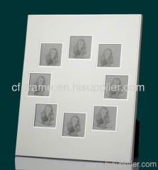 8 openings aluminum collage photo frame for gift or home decor