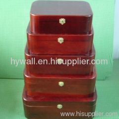 Wooden boxes set of 5pcs