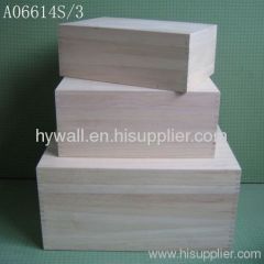 Paulownia wood boxes, wooden case