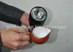 custom led flashlight custom light shell
