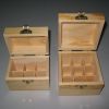 Wooden box, essential oil bottle box, dividers box