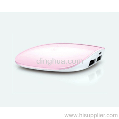 ABS polymer lithiumion colorful oval protable mobile sourse(3000 mAH)