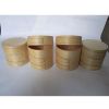 Wooden round box soft chip birch wood box