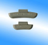 Zinc clip on wheel weight