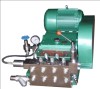 High flow rate hydrostatic pressure test pump