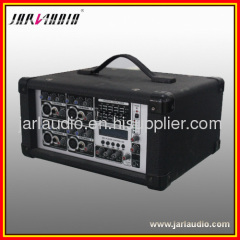 4 Channel Power Mixer with USB/LCD/SD