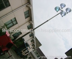 6.2m Pneumatic Telescopic Lighting Masts