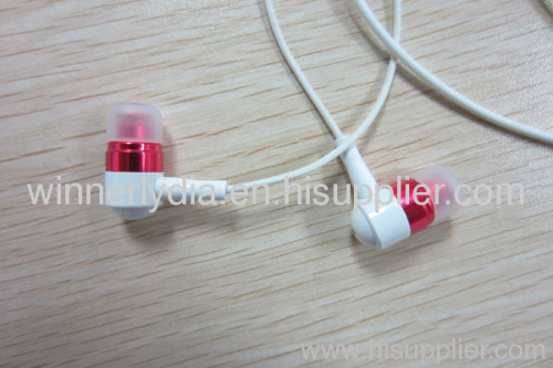 Metal earphone in clear sound for promotion gift