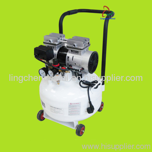 Dental suppliers Good price silent, oilless air compressor 550W