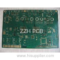 Via in pad non-conductive epoxy 10 layers PCB