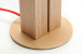 Wood Table Lamp Desk Lamp Human Model Lamp Creative Wooden Reading Lamp