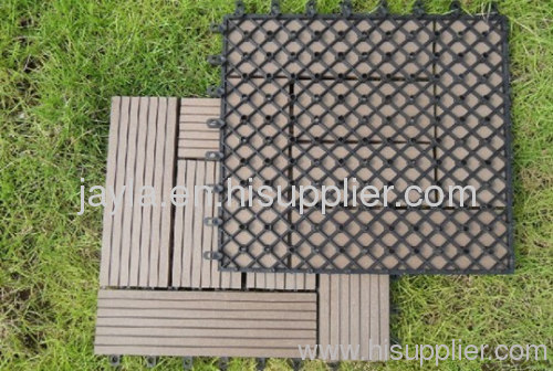 Decorative WPC Diy Tile Wood Plastic Composite Diy Tile