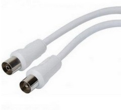 Coaxial TV Aerial Cable Male To Female Fly Lead