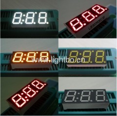 Three digit 7 segment LED numeric display