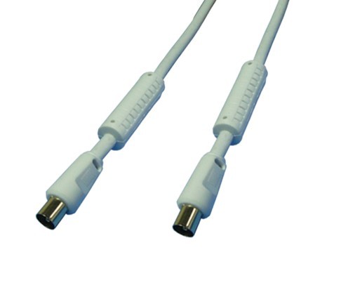 Coaxial TV Aerial Cable With Ferrites Male to Male