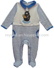 100% cotton long sleeve infant bodysuits