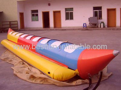 PVC Material Inflatable Banana Boat For Sale