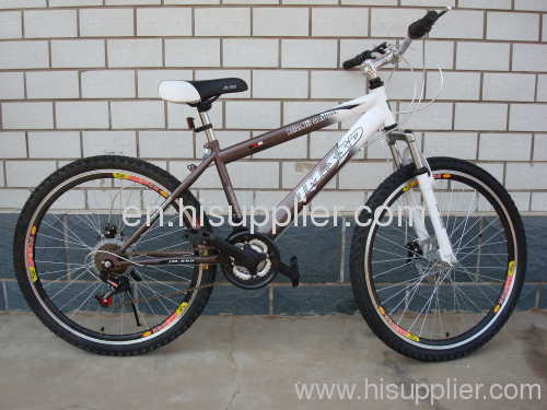 Mountain bicycle with 26''18Speed aluminum rim for sale