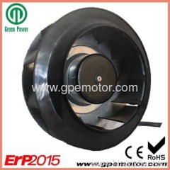 Solar ventilation system Brushless DC Roof Fan with Backward Centrifugal impeller and speed control
