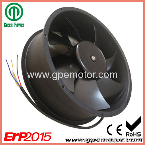 low noise Brushless DC Axial Fan for telecom heat exchanger