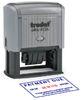 Rectangle and rubber Trodat 4726 Custom Self Inking Stamps, Notary stamps, Bank Deposit stamps