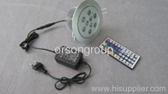 9X1W RGB LED Ceiling lamp