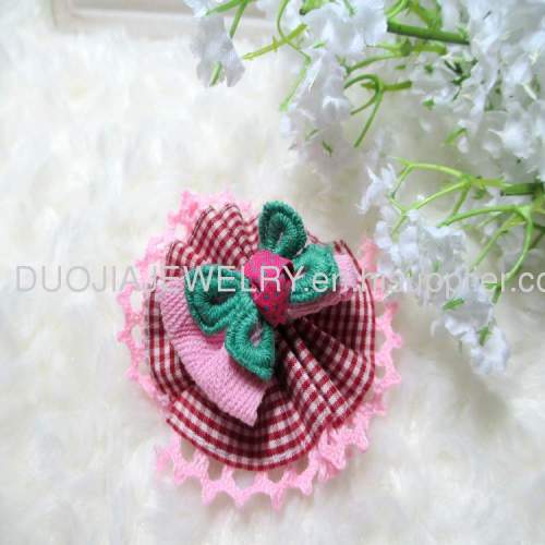 BYFJ1206 Flower with Bowknot Children hair clip/Hairpin