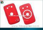 Red Camera Silicon Gel Case With Rubberized Coating for Blackberry Bold 9900