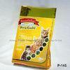 Custom Printed Ziplock Quad Sealed Cat Litter Bags, Pet Food Packaging Bags
