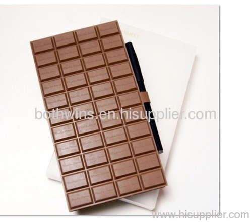 Waterproof chocolate notebook