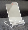 Bent acrylic mobile display stands