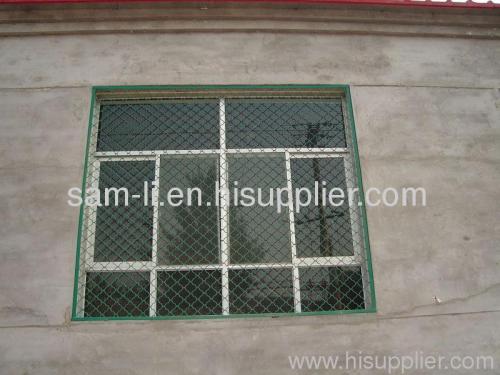 PVC Coated Beautiful Grid Mesh/Window Safety Wire Mesh