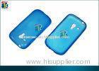 Blue, Black Durable Slim Flat TPU Case for Samsung Galaxy S3 Mini Protective Case