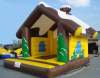 Inflatable cabin jumping bouncy house