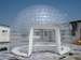 Clear inflatable bubble meeting room dome tent