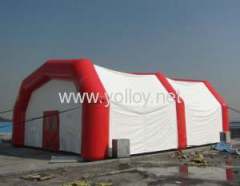 Mobile first aid inflatable emergency tent