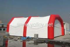 Mobile first aid inflatable emergency tent