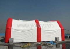 Mobile first aid inflatable emergency tent
