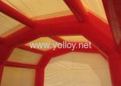 Mobile first aid inflatable emergency tent