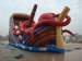 Giant inflatable Kraken slide with large octopus