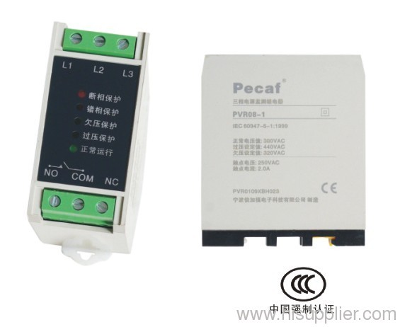 3phase under/over voltage relay    Protector PVR12 Series