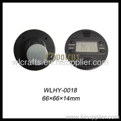 round digital cigar hygrometer for humidors