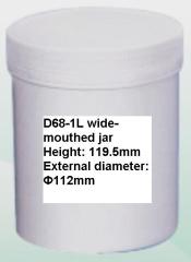 D68-1L wide-mouthed jar