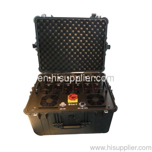 Portable Multi Band High Power VHF UHF Jammer for Military and VIP Vehicle Convoy Protection