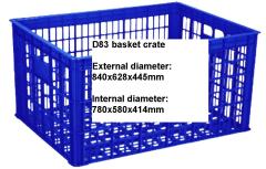 D83 basket crate