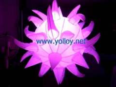 inflatable sun flower lighting stars