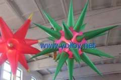 3ft inflatable spiked lighting spheres