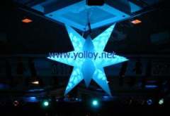 inflatable star lighting for stage decoration