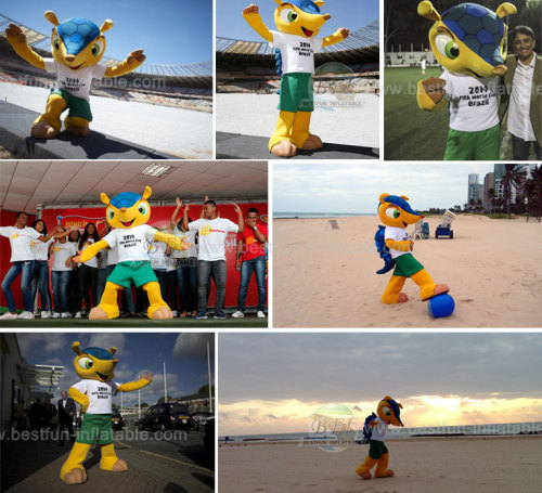 Mascot Costume of The 2014 FIFA World Cup Brazil