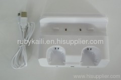 Dual Charge Station with 2 pcs 2800mAh Battery for Wii and Wii U